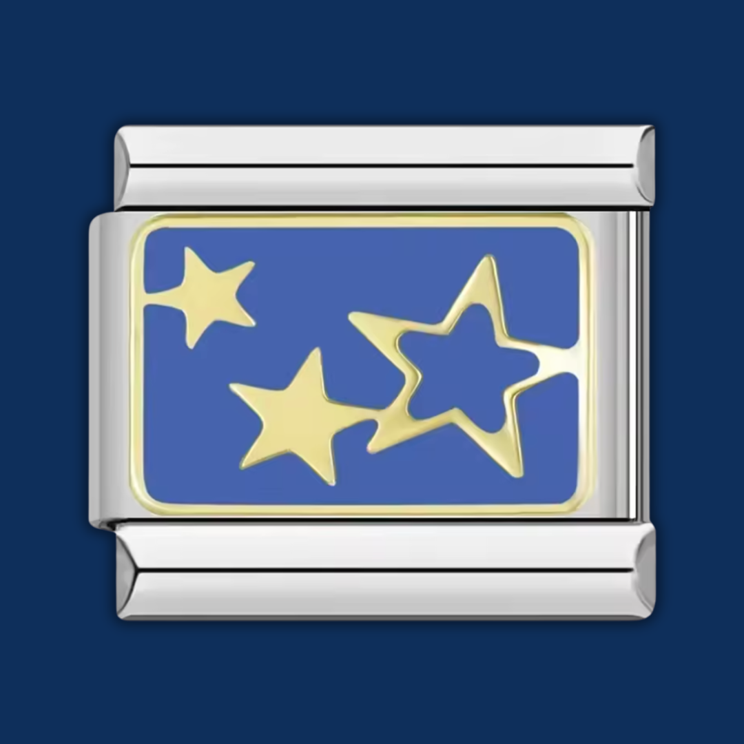 Estrellas fondo azul