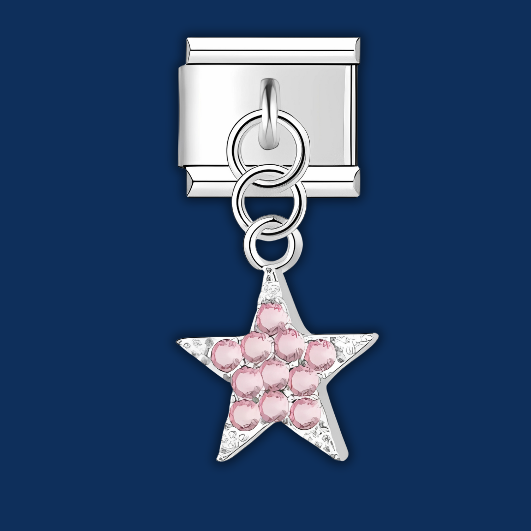 Colgante Estrella Rosa